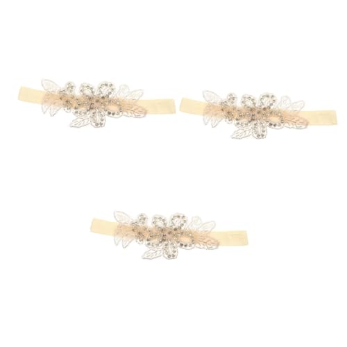 3St Strass-Haarschmuck für Kinder Baby hair accessories baby haarschmuck Haargummis für Mädchen Stirnbänder für Mädchen Haargummis für Kleinkinder Haarbänder Baby-Strass-Stirnband von Angoily