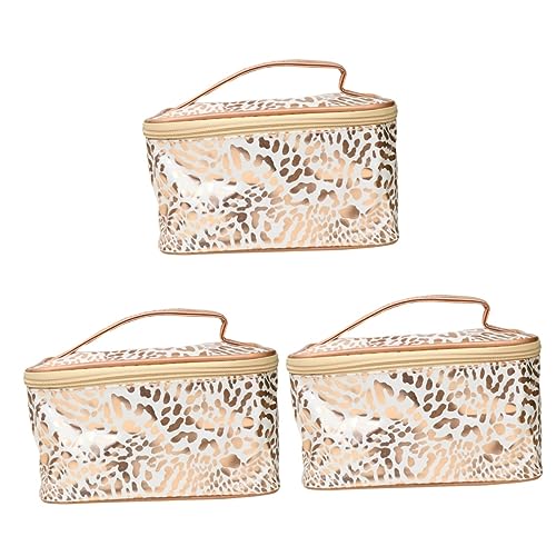 3St schminktasche aufbewahrungssack Make-up-Aufbewahrung Wallets Handbags Kosmetiktasche großes Schminktäschchen Damen-Make-up-Tasche im Freien Hohe Kapazität Make-up-Box Reisen von Angoily