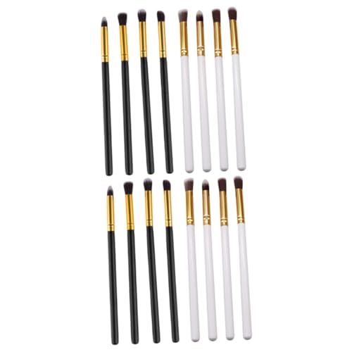 Angoily Kosmetikpinsel 4 Sätze à 8 Stück Lidschatten 4-teiliges Set Multifunktion Fräulein Make-up-Tools von Angoily