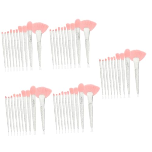 5 Sätze Make-up Pinsel Damenanzüge Rougepinsel Make-up-Applikatoren Nase Bürste Puderapplikator Make-up-Zubehör für Frauen mischen einstellen Lidschatten Kosmetika Fräulein Plastik von Angoily