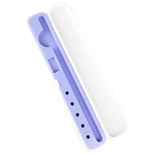 Angoily 1 STK. Apfel Aufbewahrungsbox Bleistiftfälle Tablet -stifthalter Ergonomisch Wachsmalstift Griff Eingabestift Für Stylus Bleistifthalter USB Bleistift-Boxen Klaviatur Violett Abs von Angoily