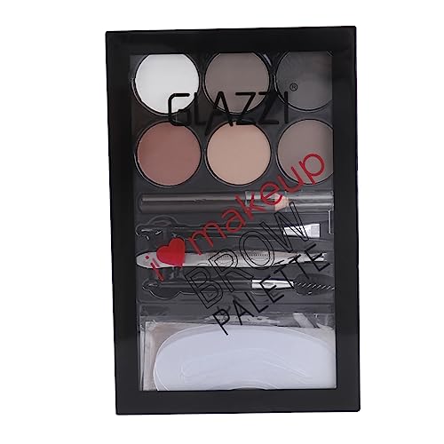 Angoily 1 Satz Augenbrauenpuder-set Lidschatten-make-up-paletten Zündete Brauenstift Schweißfestes Augenbrauen-make-up Augenbrauenfüller Abs Geschenk Wasserdicht Fräulein von Angoily