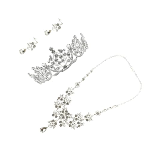 Angoily 1 Satz Brautkrone Hochzeitskleid Prinzessinnenkleid Für Damen Haarschmuck Für Die Braut Hochzeitsschmuck Für Die Braut Modeschmuck Für Damen Und Fräulein Schmuckset Fein Legierung von Angoily