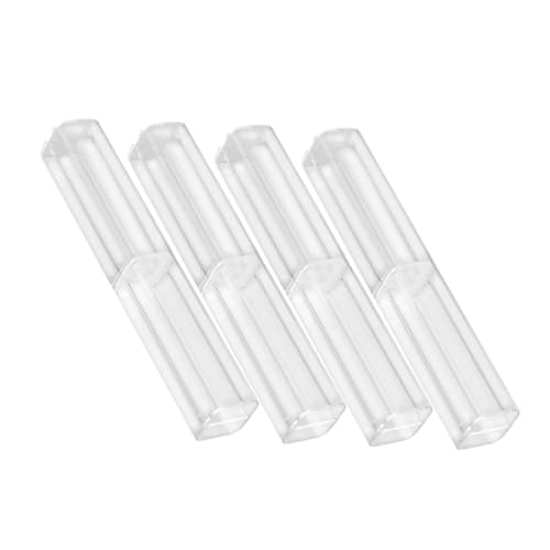 Angoily 1 Satz Mäppchen Stiftverpackung Klein Stiftboxen Leer Schreibwaren Etui Leerer Stiftkoffer Boxen Für Stifte Behälter Zur Präsentation Von Stiften Stiftspeicher Plastik 4 Stück von Angoily