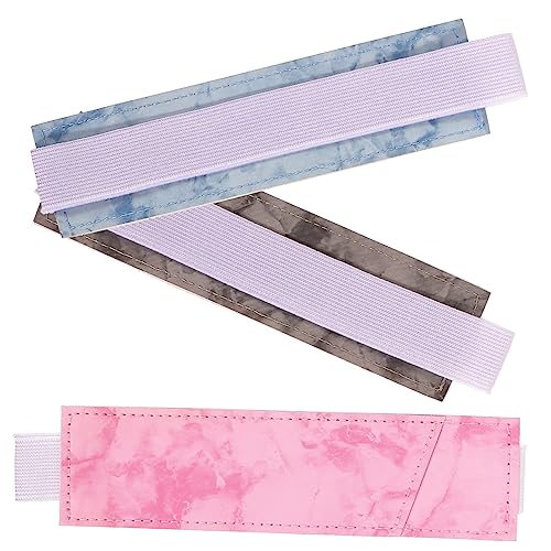 Angoily 3stücke Stifthalter Für Notebook Mit Elastischem Band Stifttasche Aus Leder Und Elastischem Stiftaufbewahrungstasche Zum Schutz Vor Kratzern von Angoily