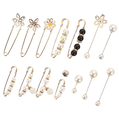 Angoily 1 Satz Taillennadel -set Taillenstrahlbrosche Clip Zum Festziehen Der Hosentaille Spanner Stifte Für Schärpe Hutnadeln Für Damen Cardigan Clip Modestift Imitationsperlen 15 Stück Angoily 1 Satz Taillennadel -set Taillenstrahlbrosche Clip Zum Festziehen Der Hosentaille Spanner Stifte Für Schärpe Hutnadeln Für Damen Cardigan Clip Modestift Imitationsperlen 15 Stück von Angoily