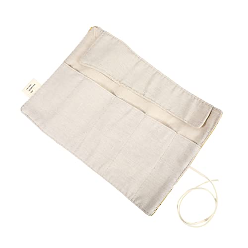 Angoily 1 Stück Antikes Stil Federmäppchen Handgemacht Rollendes Stifteetui Große Kapazität Stift Organizer für Schule und Reisen Praktisch und Leicht für Bastel von Angoily