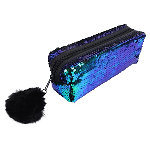 Angoily Pailletten-federmäppchen Aus Waschbar Und Robust Für Mädchen Als Multifunktions-federmäppchen Mit Meerjungfrau-Design Leicht Und Großzügig Kosmetiktasche Mit von Angoily