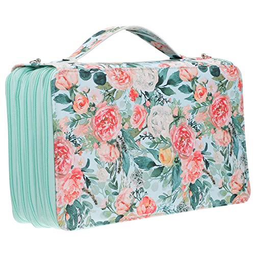 Angoily Schreibwaren Tasche Mit Reißverschluss Aufbewahrungstasche Für Zeichenstifte Multilayer Bleistifttasche Aus Hochwertigen Materialien Sicher Und Langlebig von Angoily