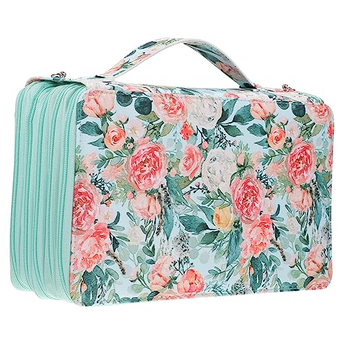 Angoily Mehrschichtige Stiftetasche Federmäppchen Mit Großer Kapazität Und Robustem Reißverschluss Für Schüler Künstler Zur Organisation Von Zeichenstiften von Angoily