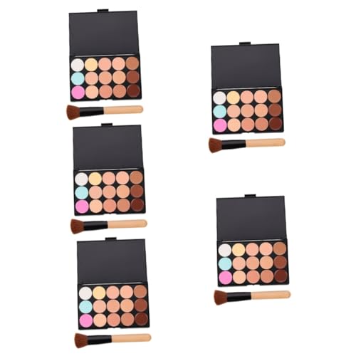 Angoily 10 Stk Make-up-Tool-Set kosmetikpinsel makeup brushes Foundation-Pinsel für Creme-Foundation Creme-Make-up Concealer-Palette für Frauen Prellungs-Concealer-Creme bilden einstellen von Angoily