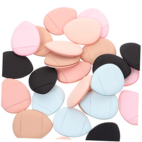 Angoily 100 Stk Puff Kissen An Den Fingers Pitzen Puff-pad Puderquaste Für Make-up Make-up-zubehör Für Frauen Kissenpuff Lose Puderquaste Mini-puff Concealer Foundation-creme Mädchen Stoff von Angoily