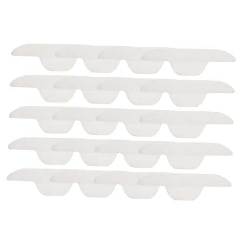 Angoily 100 Stk Schweißaufkleber am Kragen Halskragen-Schweißpads Schweißabsorbierendes Kissen Sommeraufkleber Handtücher Anti-Transpirant-Aufkleber inneres praktisches Schweißband Einweg von Angoily