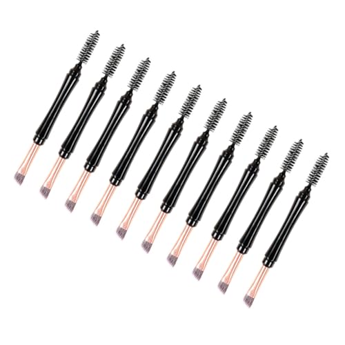 Angoily 10St Augenbrauen pinsel mit Deckel Eyeliner-Pinsel Make-up-Zubehör für Mädchen Wimpernbürste kosmetikpinsel Augenbrauenpinsel werkzeug Brauenbürsten-Kit bilden von Angoily