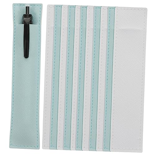 Angoily 12 Stck. Teiliges Leder Stiftemäppchen Einzelner Pen Holder aus Hochwertigem PU Leder Eleganter und Praktischer Stifteetui Organizer Geeignet für Füllfederhalter und Kugelschreiber von Angoily