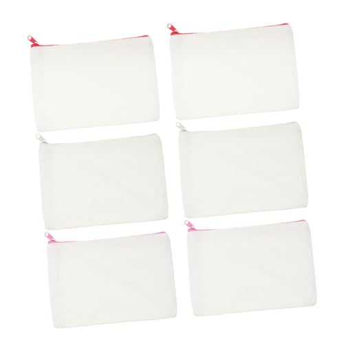 Angoily 12 Stück Teiliges Federmäppchen Quadratisch aus Robustem Canvas Farblich Sortiert mit Reißverschluss Vielseitig für Schule und Büro Großer Stauraum für Zufällige Farbe von Angoily