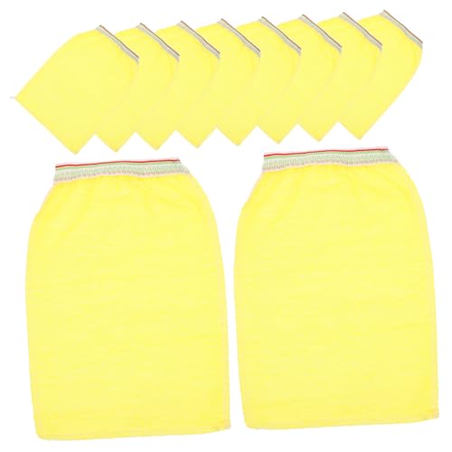 125 Stk Einweg-Badet uch exfoliating glove exfoliate gloves Hautreinigungshandschuhe Hautreinigung Handschuhe Massage Handtuch einstellen Schrubben Damen Badetuch Vlies von Angoily