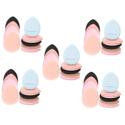 Angoily 125 Stk Puff kissen an den Fingers pitzen Puff für Make-up Creme-Make-up werkzeug Schwämme Frauen-Make-up-Puff Puderquaste für Make-up bilden Puffs Make-up-Tools Schwamm Fräulein von Angoily