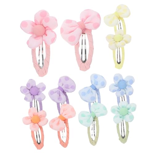 Angoily 12St Blumen Haarnadel Haarschmuck Haar Klammern Haarschmuck für Babys Blumenmädchen Haarspange Haarklammer Haarspangen Mädchen Haarschleifen Kleinkind Haarspange Süss Ausgabekarte von Angoily