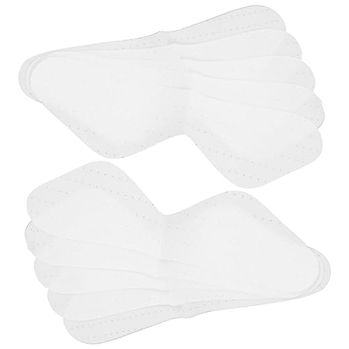 Angoily 15 Blätter Augenmaske Tragbare Augenpads Spa-augenklappen Faltenflecken Nagelstempelplatten Beauty-accessoires Einwegauge Vlies Pflege Unsichtbarer Aufkleber Weiß von Angoily