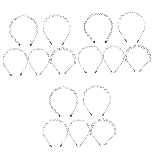 Angoily 15 Stk Herren Stirnband Haarband Männer Haarschmuck Männer Haarband Design Haarband für Partys Haarband Hochwertig Stirnbänder einfach Kopfbedeckung Südkorea Mann Metall von Angoily