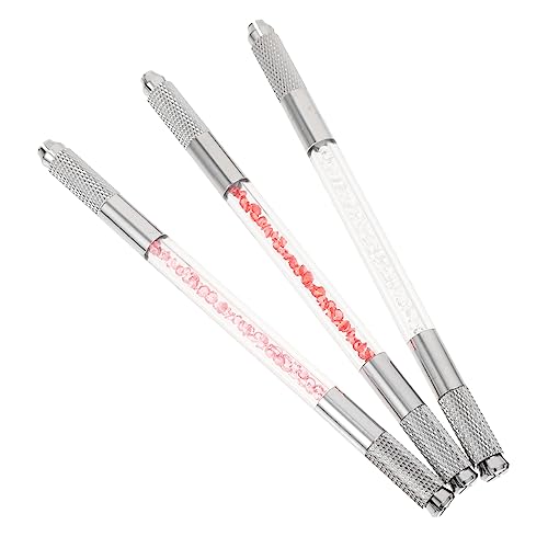 Angoily 15 Stk Stift zum Sticken von Früchten multifunktionswerkzeug gestickt Augenbrauenstift hand stift Make-up-Tools Fräulein Kristallstift Plastik von Angoily