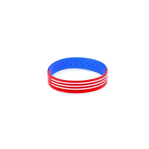 Angoily Silikonarmband 15 Stück Sportarmbänder Für Männer Und Frauen Umweltfreundliches Silikongel Sternmuster Bequem Für Training Und Freizeit Rot Blau Angoily Silikonarmband 15 Stück Sportarmbänder Für Männer Und Frauen Umweltfreundliches Silikongel Sternmuster Bequem Für Training Und Freizeit Rot Blau von Angoily