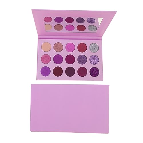 Angoily 15 Kompakter Lidschatten Für Frauen Bunter Lidschatten Make-up-palette Lidschatten Kompakt Fräulein Vier Jahreszeiten Lidschatten-box Violett von Angoily