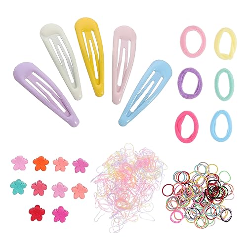 Angoily 1695 Stk Haar-accessoires-geschenkbox-set Farbiger Haarspangenclip Farbe Haargummis Frauen Pferdeschwanzhalter Haarnadelclip Für Kinder Zöpfe Halter Mädchen Plastik Haarseil Kleine von Angoily