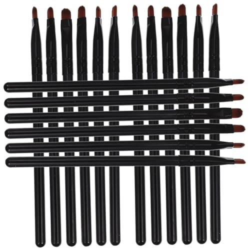 Angoily 18 Stk Concealer Pinsel Make-up Pinsel Eyeliner-Make-up Lippenbürste kosmetikpinsel makeup Falte Augenbrauenpuder Schminkset Lippenstift reisen Applikatorpinsel Kunstfaser von Angoily