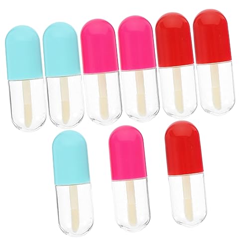 Angoily 18 Stk Farbröhre Leere Röhre Leerer Lipgloss-behälter Wimperntusche Klar Wiederbefüllbare Flaschen Für Lippenbalsam Lipgloss-probenflaschen Mini Lippenstift Tube Asb Füllung von Angoily