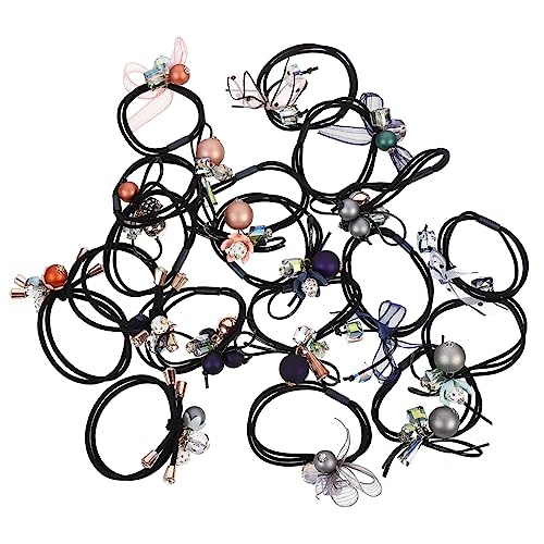 Angoily 18 Stk Haarring Gummibänder Für Armbänder Haarbänder Für Damenhaar Armbandhalter Haarschmuck Für Mädchen Haargummis Für Mädchen Tragegurte Koreanisch Fräulein Binden Gummiband von Angoily