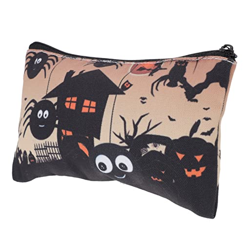 Angoily 1Stk Halloween-Kosmetiktasche tragbare Halloween-Tasche Stifthalter Halloween Handtasche Geldbörse federmäppchen kleine Kosmetiktasche bilden von Angoily