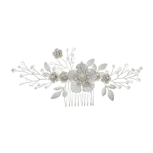 Angoily 1Stk Kamm haarschmuck Vintage-Haarspangen Haarspangen aus Kristall Kopfschmuck aus Kristall Hochzeit Haarspange Tiara braut kopfschmuck Legierung Kopfbedeckung Zubehör Bankett von Angoily