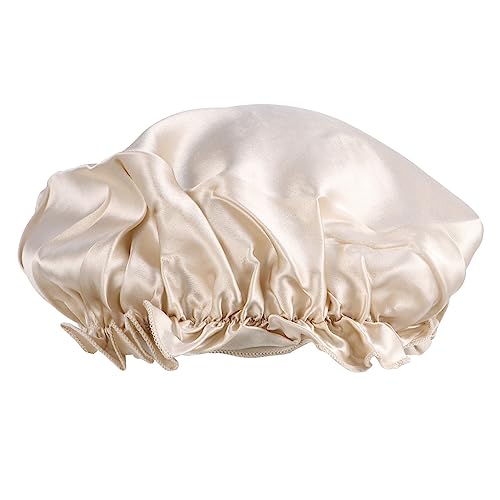 Angoily 1Stk Schlafmütze aus Maulbeerseide schlafhaube Pflege Schal Kopfbedeckung Nachtmütze Damen Hut von Angoily