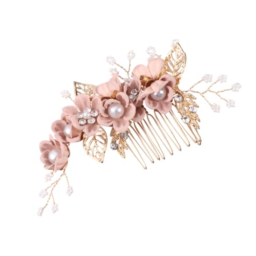 Angoily 1Stk hair comb haarkamm brauthaarschmuk hair accessories for girls hochzeitshaar schmuck brauthaatschmuck haarschmuck die Blumen Haarnadel Zubehör Kopfbedeckung Brautjungfer von Angoily