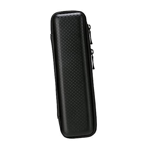 Angoily Eva Stiftetui Mit Doppelreißverschluss Robuste Federmappe Für Stifte Zubehör in Schwarz Inklusive Integriertem Netzbeutel Und Elastischem Band Zur Sicheren Aufbewahrung Von von Angoily