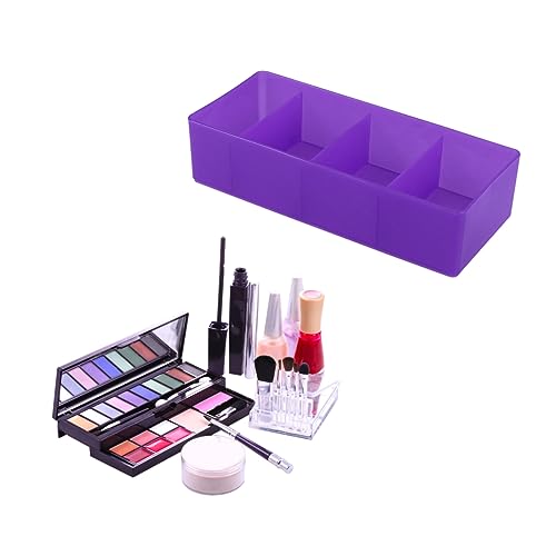 Angoily 1Stk Kosmetikaufbewahrung Schminkkasten Wimpernhalter werkzeug Wimpern Organizer Aufbewahrungsbox für Wimpern Lagerung Wimpern-Tools verlängern Wimpern Box Veranstalter Violett von Angoily