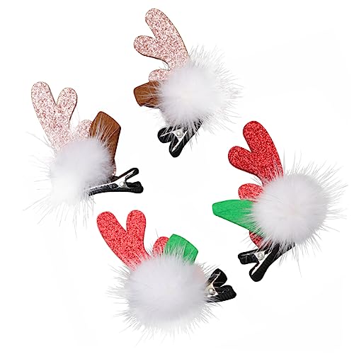 Angoily Weihnachts-kopfschmuck Haarnadel Geweih-haarspange für Babys Weihnachtsgeschenk für Jungen und Mädchen Angoily Weihnachts-kopfschmuck Haarnadel Geweih-haarspange für Babys Weihnachtsgeschenk für Jungen und Mädchen von Angoily