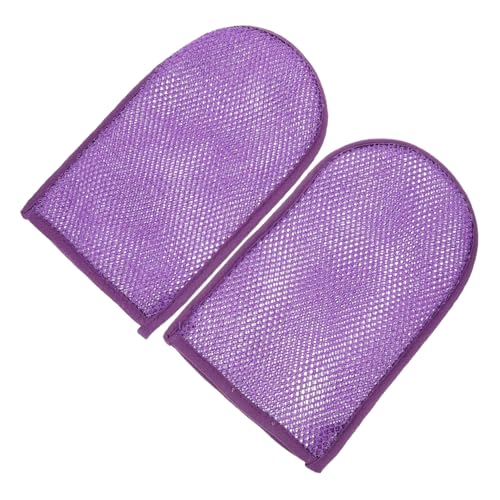 Angoily 2 Badetuch exfoliating glove exfoliate gloves Peelinghandschuh zum Peeling-Handschuh für Männer Handschuhe Körperpeeling Peeling-Handschuh zum Duschen Schrubbhandschuh von Angoily