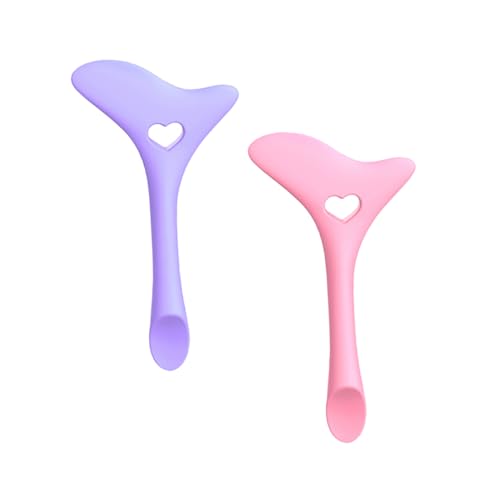 Angoily Silikon Eyeliner Aid Tools 2pcs Gesichtscreme für Make-up und Mascara Zeichnung von Angoily