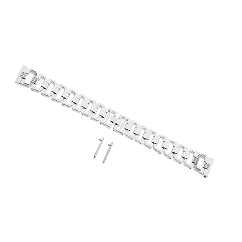 Angoily 2 Stk Gurt Edelstahl Schauen Sie Klug Metall Strassband Strass-armbänder Armband Für Uhr Langlebiges Armbänder Zubehör Damen Schnellspanner Uhren Diamant Zinklegierung von Angoily