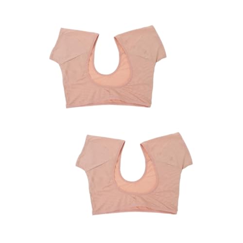 Angoily 2 Stk Schweißpads unter den Achseln Frauen unter der Taille waschbar Tanktops Muskelshirt Kleidung Dame Unterarmweste Sport Unterwäsche Geburtstagsgeschenk BH Fräulein Baumwolle von Angoily