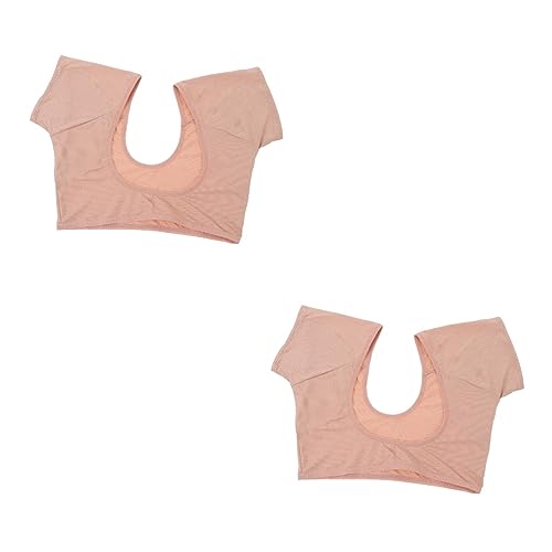 Angoily 2 Stk Schweißpads Unter Den Achseln Damenunterwäsche Aus Baumwolle Laufbekleidung Cami-bhs Für Frauen Damen-tanktop Achsel-schweißpads Schweißabdeckung Waschbar Fräulein Polyester von Angoily