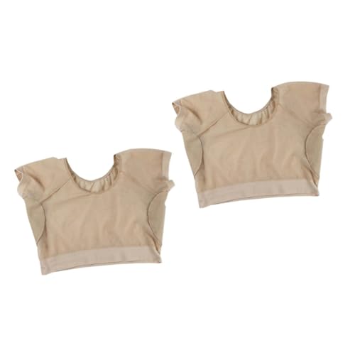 Angoily 2St Schweißpads unter den Achseln Mädchen Sommeroberteile mit Schößchen Damen-Unterhemden Tanktops Sweatweste für Damen Frauen liefert Yoga Schweißabdeckung Schweißkissen Jacke von Angoily