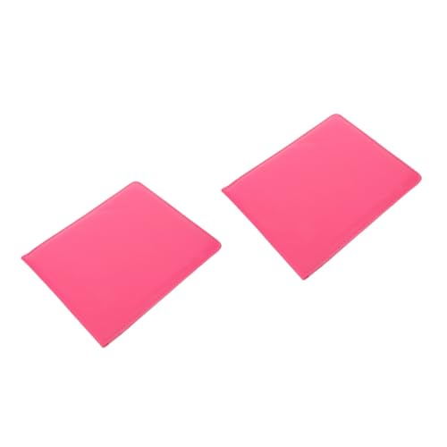 Angoily 2 Stück Behindertenschutzfall mit Schild Hüllen für Buskarten schützend Abdeckung Hüllen für Bankkarten Sozialversicherungskartenschutz Schutzhüllen für Visitenkarten PVC Rosig von Angoily