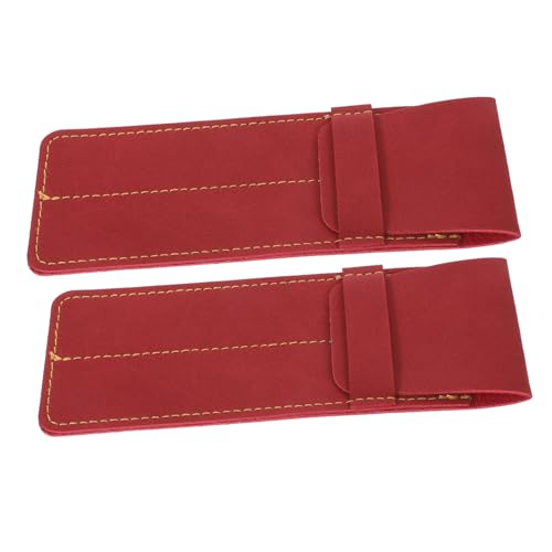 Angoily 2stücke Stifthülle Aus Leder Für Krankenschwestern Stifte Tasche Organizer Kleine Taschenschutztasche Wiederverwendbar Stifttasche Fürs Büro Stifteinstecktasche von Angoily