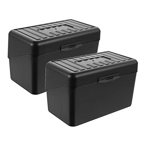 Angoily 2 Stück Kartenbox Karteikartenhalter Organizer Kartenhalter Schlüsselband Kartenetui Kartenaufbewahrung Kartensortierfach Visitenkartenhalter Kundenkarteikarten Für Ausweishalter von Angoily
