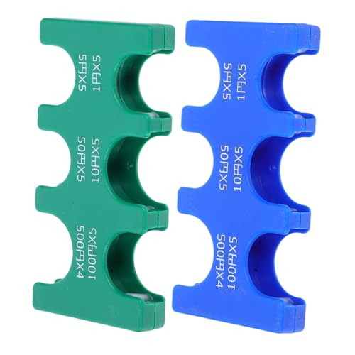 Angoily 2stücke Münzeinsteckhalter Hartplastikkoffer Münzsortierer Jpy-münzen-Organizer Und Spender Münzsortierer Mit Schlitz Für Geldbörse von Angoily