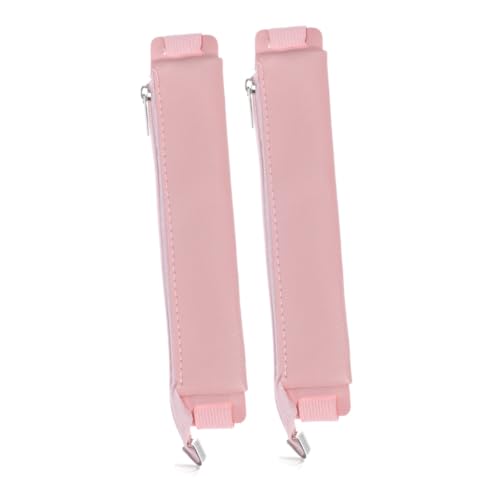 Angoily 2 Stück Teiliges Federmäppchen mit Elastischer Stiftschlaufe Weicher Sicherer Materialmix Großzügiger Stauraum Benutzerfreundlicher Reißverschluss für Journal Notizbuch Büro und von Angoily